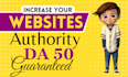 increase moz da domain authority 50 plus