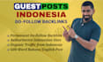 do guest posting on indonesian sites with do follow backlink