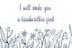 make you a font from your letters