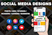 design stunning social media designs