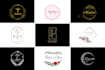 do wedding monogram signature beautiful photography luxury initials logo design