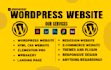 design simple wordpress landing page by elementor, wpbakery, divi website