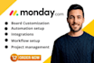 set up project management with monday CRM