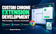 build a custom chrome extension for web scraping and automation