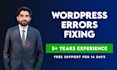 fix wordpress issues, fix wordpress error or bug