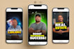 design instagram reels thumbnail or reels covers