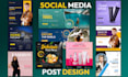 do awesome social media post, banner, ads, cover design