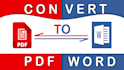 convert  PDF  to word file