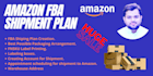create amazon fba shipment plan