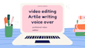 video editing and logo designing