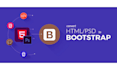 convert figma, xd or PSD to responsive HTML using bootstrap 5
