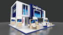design 3d trade show booth, exhibition stand, stall, kiosk