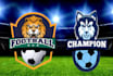 create professional football manager logo