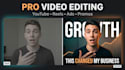 do professional video editing for youtube, reels, and tiktok