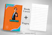 book cover design with pages