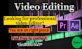be your professional video editor and video cutter