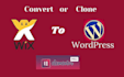 convert or clone wix to wordpress website