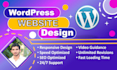 design wordpress custom website and divi, elementor website