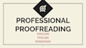 proofread italian, romanian and english text, cvs or resumes