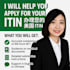 get you itin individual taxpayer number as caa