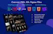 convert psd to html, xd, figma, sketch to html bootstrap responsive website