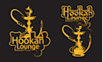 redesign edit logo, hookah, wine, lounge, bar, smoke