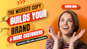 write persuasive website copywriting that builds your brand and generates sales