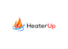 create a unique heating logo design for heaterup