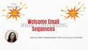 write high converting welcome email and email sequence