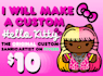 custom make a hello kitty for you