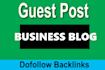 publish guest post on da business blog HQ