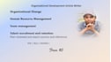 write excellent articles on organizational development