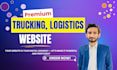 design logistics, trucking, cargo, transport website in wordpress