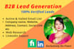 do b2b lead generation