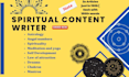 be your spiritual content writer or article writer