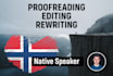 proofread and edit your norwegian text