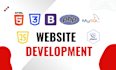 do HTML, CSS, bootstrap, PHP, javascript, jquery, and  mysql projects