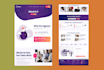 design responsive website in HTML, CSS, bootstrap, laravel