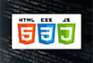design responsive website with HTML,CSS,javascript