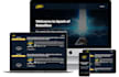 create and design a responsive podcast website
