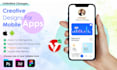 mobile app ui ux design in figma