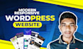 design and build a modern responsive wordpress website