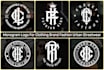 design initial monogram logo for clothing brand