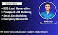 do lead generation and list building for you
