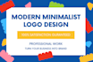 modern minimalist logo design