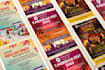 create a professional flyer, banner, and brochure design