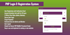 create a responsive user login and registration system