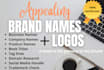 create an appealing  business name, logo design and tag line
