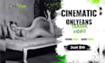 create a high converting cinematic onlyfans promo or trailer video