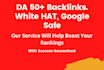provide da 50 dofollow SEO backlinks